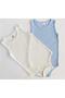 Colorful Large Size Children's Snap-On Bodysuit Underwear Set Cotton Ribbed Texture Soft Age