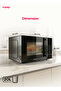 20L Digital Microwave Oven (MO 8101ADB) |700W Power|9 Preset Menus|Child Lock|Defrost |Timer - 8