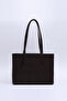 Brown Color Shk173 Faux Leather, Single Compartment, Zippered, Hand, Arm and Shoulder Bag with Makeup Bag - 5