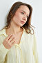 Buttoned Loose Shirt with Tie Front - 6
