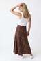 Women's Plaid High Waist Skirt - 3