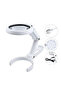 Foldable with 8 LED Light 5x 11x Stand Desk for Jewelry Appraisal Reading Repair Magnifying Glass... - 7