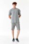 Rubber Waist and Printed Shorts - 4