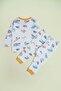 Printed Crew Neck 2-Piece Boys' Set - 4
