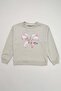 Bow and Teddy Bear Printed Girls' 2-Piece Set - 4