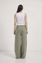 Elastic Waist Pocketed Loose Pants - 6