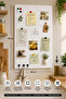 White Magnetic Gift Board Metal 60X40 cm – Magnetic Board - Note Holder, Photo Hanger and Decorative Board - 2
