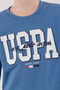 4-15 سنة مرخصة من Us Polo Assn للأولاد - أزرق - 4
