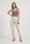 Natural Fabric Comfortable Fit Trousers with Elastic Waist - 2