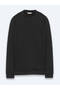 Black Plain Sweatshirt - 6