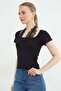 Lace Halter Neck Slim Fit Blouse - 6