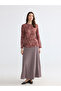 Trendlucky Oval Neck Patterned Blouse with a Difference - 4
