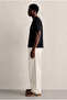 Men's Regular Crew Neck Cotton Basic Black T-Shirt - 7