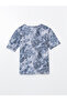 Original Patterned 100% Cotton Women's T-Shirt - 6