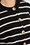 Striped Buttoned Knitwear Cardigan - 5