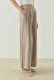 Alya Pleated Loose Trousers Mink