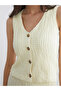 Trendlucky V-Neck Textured Women's Vest with a Difference - 5