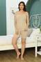 Corded Strap Shorts Pajama Set - 2