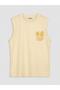 Original Oval Collar Printed Boys' Undershirt - 3