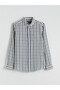 Nevavm Regular Fit Plaid Men's Shirt with Difference - 5