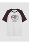 Xside Ecru Crew Neck Printed Men's T-Shirt - 5