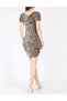 Rochie scurta, Animal print - 2