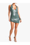 Rochie scurta, Verde