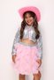 Pink Tulle Skirt for Girls with Ruffle Detail - Mildred - 4