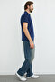 Half Zipper Honeycomb Fabric Polo Collar T-Shirt - 5