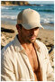 Mesh Sports Unisex Hat (Light Beige) (5 Panels, Seamless Front Center) - 5