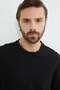 Oxford Fabric Crew Neck T-Shirt - 7