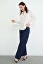 Basic Linen Look Oversize Shirt - 4