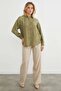 Geometric Embroidered Loose Shirt - 2