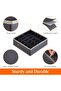 2-Pack Sock Drawer Organizer,Foldable Underwear,Fabric Dresser Grids,Wardrobe Storage Boxes,Grey - 2