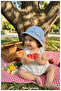100% Cotton, for Babies, Denim Bucket Hat (1-3 Years) (Size 48-50 cm) - 3