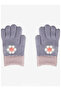95% Acrylic 5% Elastane, Girls' Gloves (4-8 Years Old) - 2