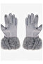 Touchscreen, Windproof Fleece Inside Fabric Snowboard Women Gloves - 5