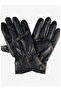 Faux Leather Gloves with Fur Inside for Men - 5