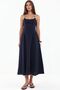 Halter Neck Beaded Detailed Midi Dress - 8