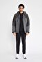 Windproof Hooded Coat with Fit Thermometer - Slim Fit, Zip-Up 3112730 - 2