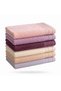 Pastel Aura 100% Cotton 6-Piece Face Towel Set 50X90 cm Soft Textured Absorbent Bath Towel Multi-Colored - 4