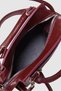 Vorla Zipper and Tassel Detailed Mini Crossbody Bag Burgundy - 6