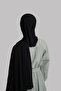 Black Plain Classic Shawl Viscose Fabric Lycra Combed Cotton 202101_01 - 3