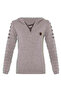 Bp106 Hooded Gray Children's Sweater