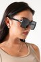 Women's uv400 butterfly gold accessory sunglasses 23066 c2 dark lens - 5