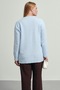 Women's Wool Blend Soft Textured Premium Quality Crew Neck Knitwear Sweater - 5