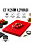 Polyethylene Cutting Board for Raw Meat, Fruit and Vegetables 50X30X2 cm 1 Piece Red Color Sent.