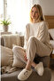 Women's White House Slippers, No Sound Thick Sole Slippers - 2