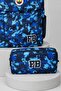Licensed Camouflage Large Size High School School Bag and Pencil Case - 3