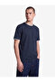 Regular Fit Short Sleeve Cotton Color Contrast Crew Neck T-Shirt - 2